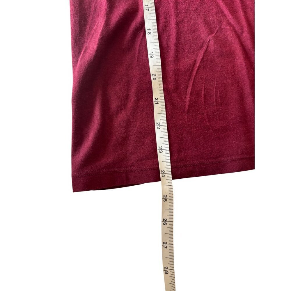 Women's Burgundy Marilyn Monroe Graphic T-shirt - Picture 6 of 7